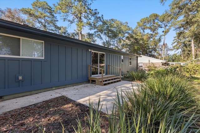 rear view of house featuring a patio area