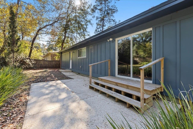 exterior space featuring a patio