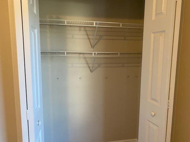 view of closet