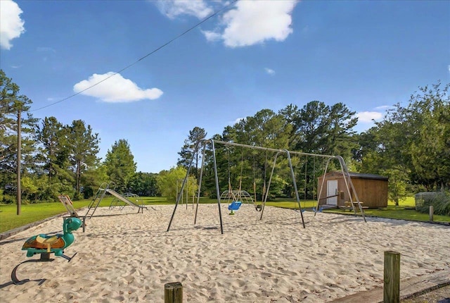 1645 Tallavana Trl, Havana, FL 32333 - community playground with view of wooded area