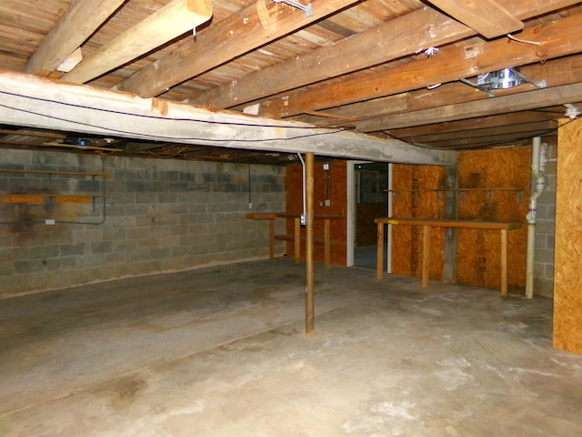 402 W Brent St, Chattahoochee, FL 32324 - view of unfinished below grade area