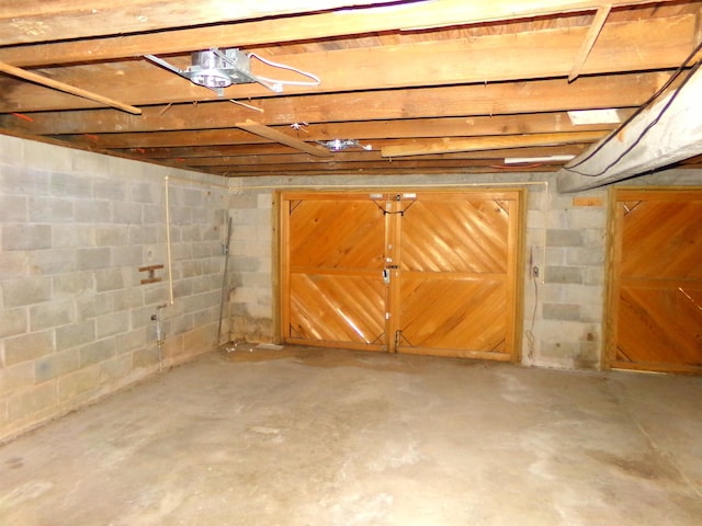 402 W Brent St, Chattahoochee, FL 32324 - view of unfinished basement