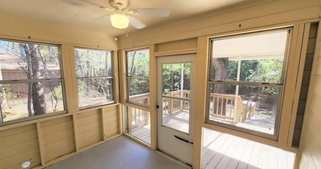 2585 Panther Creek Rd, Tallahassee, FL 32308 - unfurnished sunroom with finished concrete floors