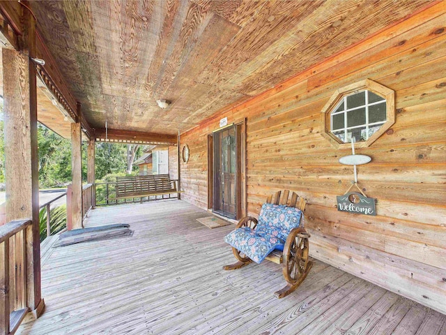 3696 Joel Aman Rd, Perry, FL 32347 - view of wooden terrace
