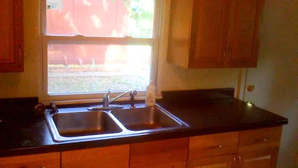 kitchen with plenty of natural light and sink