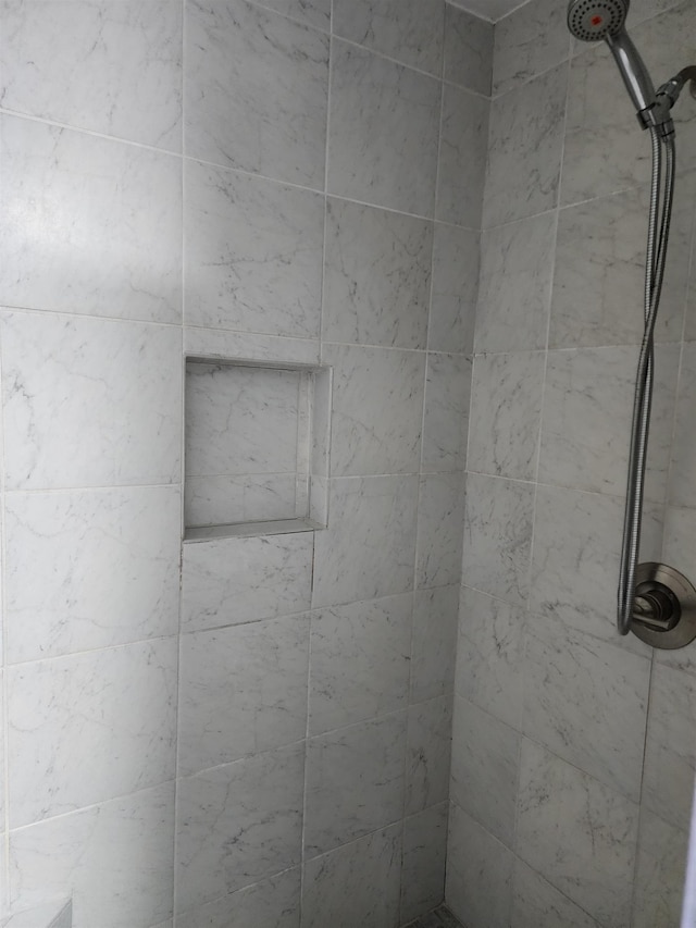 details featuring tiled shower