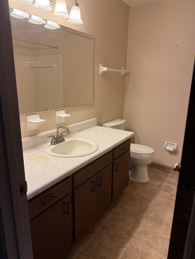 3726 Wicklow Cir, Tallahassee, FL 32309 - bathroom featuring vanity and tile patterned flooring