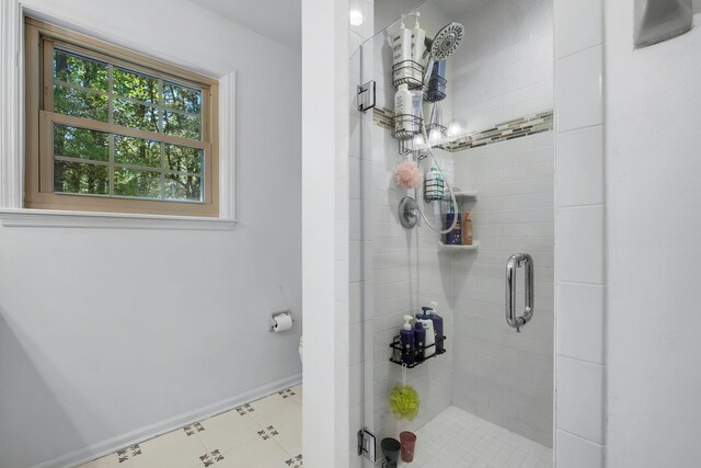 2227 Ten Oaks Dr, Tallahassee, FL 32312 - full bath with baseboards and a shower stall