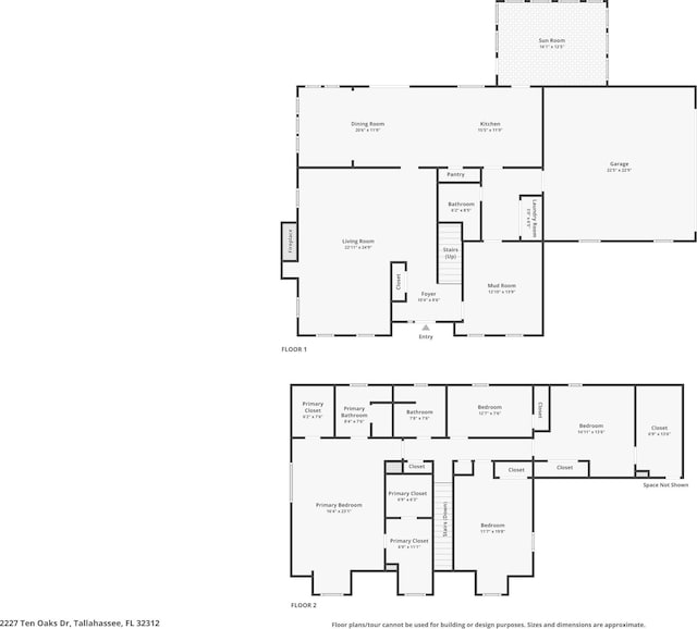 2227 Ten Oaks Dr, Tallahassee, FL 32312 - view of layout