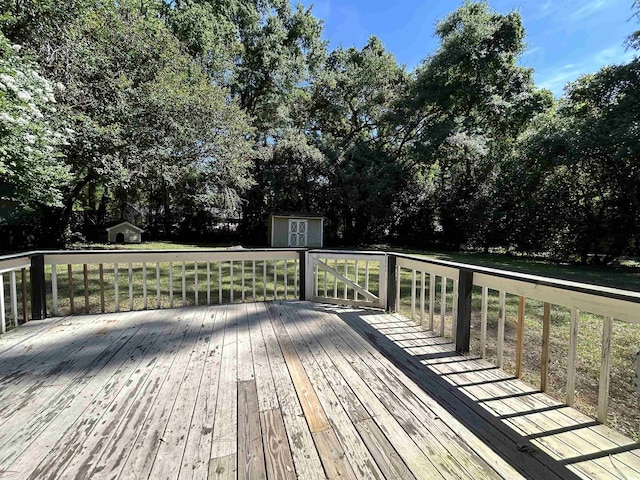6842 Tomy Lee Trl, Tallahassee, FL 32309 - deck featuring view of wooded area