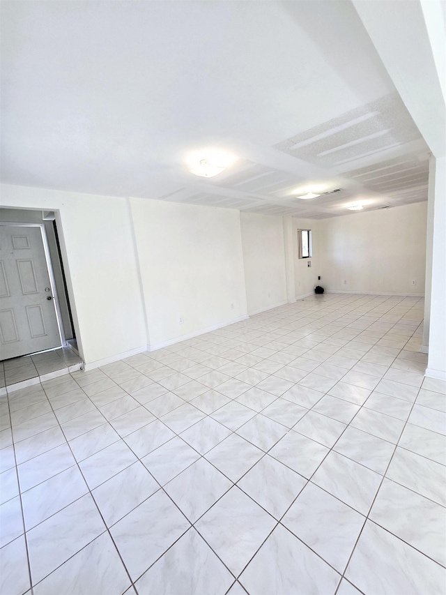 view of basement