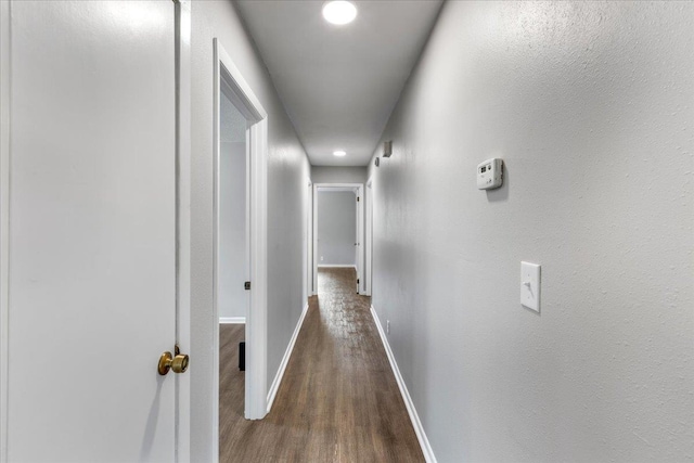 16552 198th Trace, Trace, FL 32071 - hall with dark wood-style floors and recessed lighting