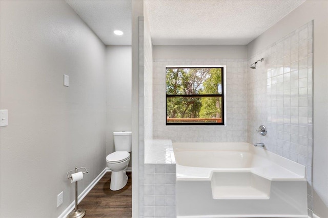 16552 198th Trace, Trace, FL 32071 - full bathroom featuring wood finished floors and a textured ceiling