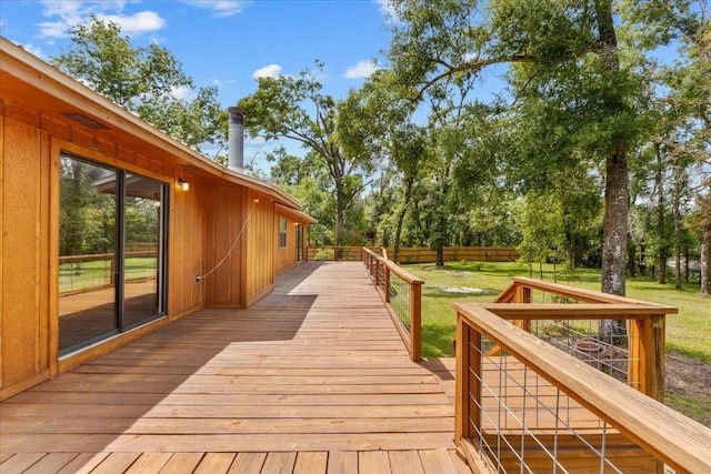 16552 198th Trace, Trace, FL 32071 - wooden terrace with view of scattered trees