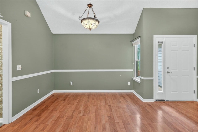 2032 Ascot Way, Tallahassee, FL 32312 - entryway with vaulted ceiling and wood finished floors
