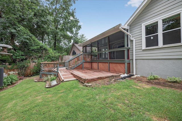 2032 Ascot Way, Tallahassee, FL 32312 - deck featuring a sunroom