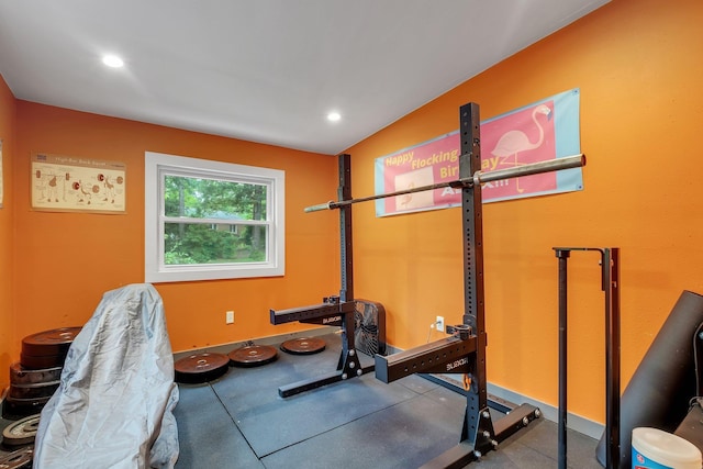 3514 Tullamore Ln, Tallahassee, FL 32309 - exercise area featuring recessed lighting