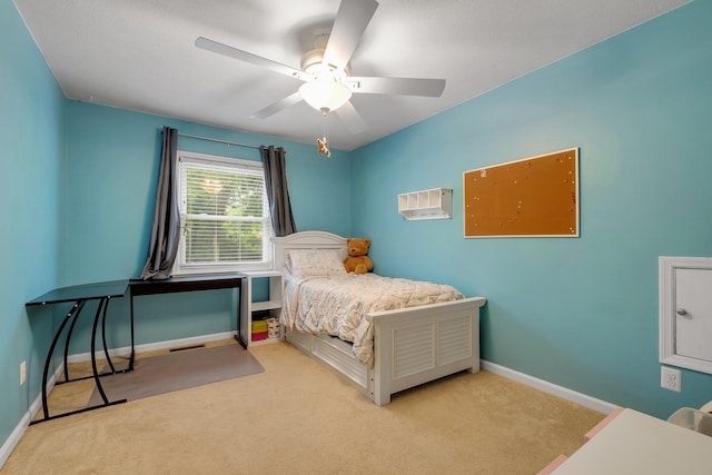 3514 Tullamore Ln, Tallahassee, FL 32309 - bedroom with carpet flooring and ceiling fan