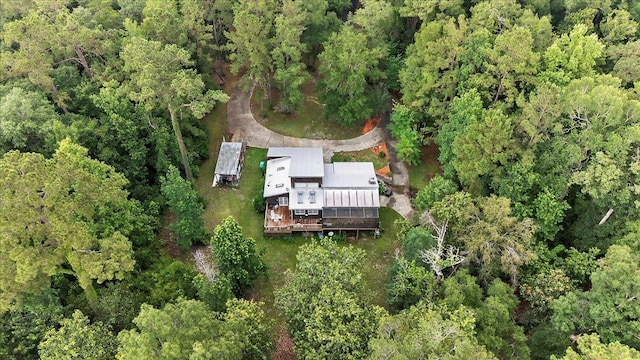 39 Wiregrass Ln, Quincy, FL 32351 - aerial view of property's location featuring a heavily wooded area
