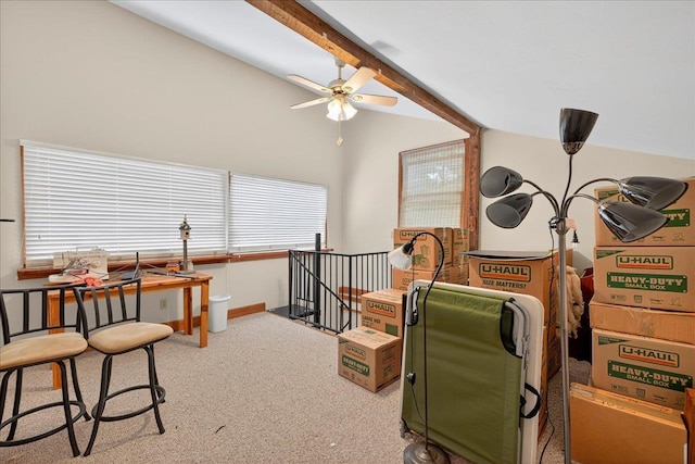39 Wiregrass Ln, Quincy, FL 32351 - carpeted office space featuring ceiling fan and healthy amount of natural light