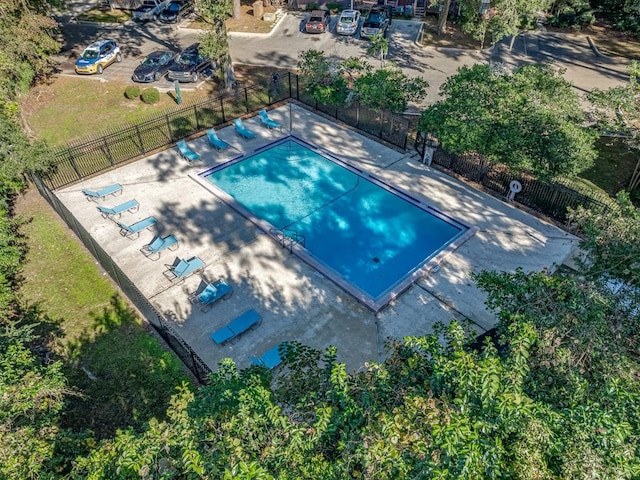 view of pool