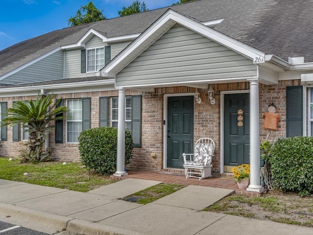 view of front of home