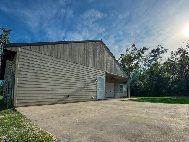 14135 98th St, Live Oak, FL 32060 - view of property exterior with a ceiling fan