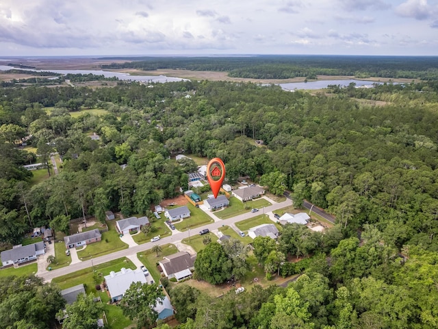 9 Pirates Cove Ln, Saint Marks, FL 32355 - aerial view of property's location featuring a nearby body of water