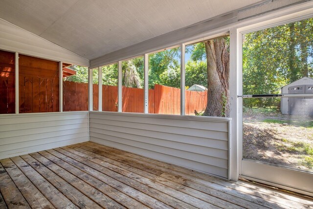 2467 Nugget Ln, Tallahassee, FL 32303 - unfurnished sunroom with lofted ceiling