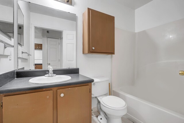 2467 Nugget Ln, Tallahassee, FL 32303 - full bath with toilet, vanity, and shower / bathtub combination