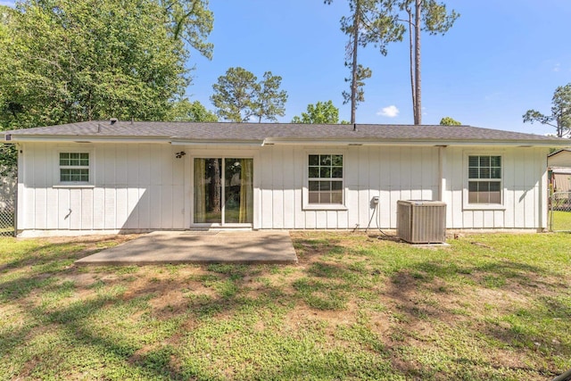 6812 Hill Gail Trl, Tallahassee, FL 32309 - back of house featuring a patio and central air condition unit