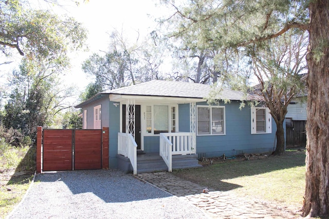 view of front of home