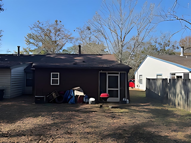 view of rear view of property