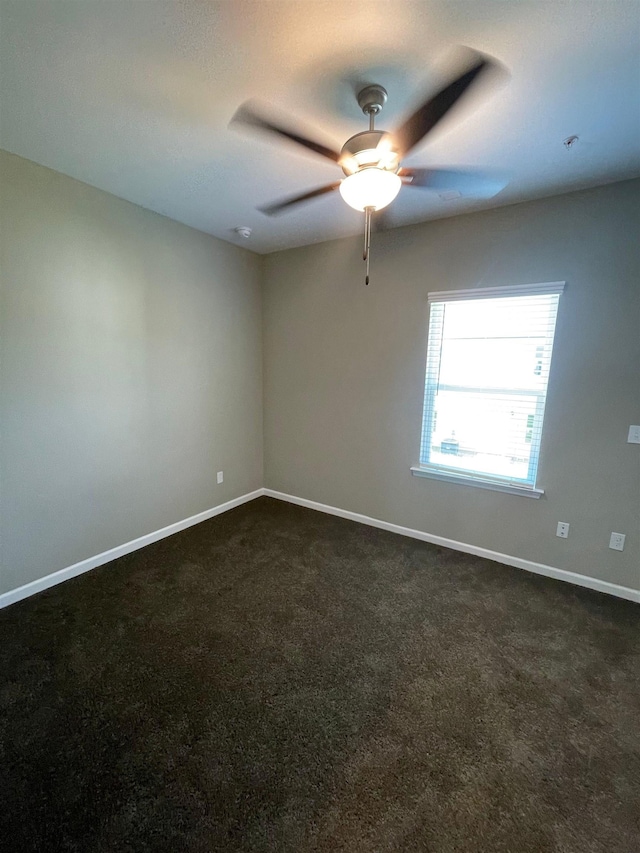 2281 Del Carmel Way, Tallahassee, FL 32303 - empty room with dark colored carpet and ceiling fan