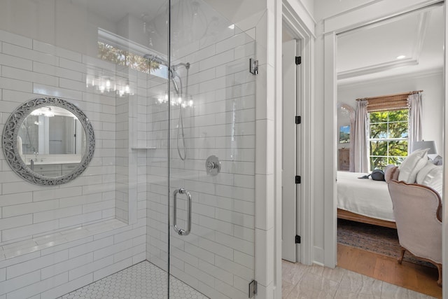 4318 Terebinth Trl, Tallahassee, FL 32317 - full bath with ensuite bath and a shower stall