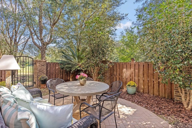 view of patio / terrace with outdoor lounge area