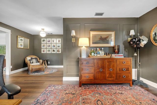 2809 Trebark Dr, Tallahassee, FL 32312 - sitting room featuring wood finished floors
