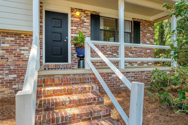 2003 Chuli Nene, Tallahassee, FL 32301 - property entrance with covered porch and brick siding