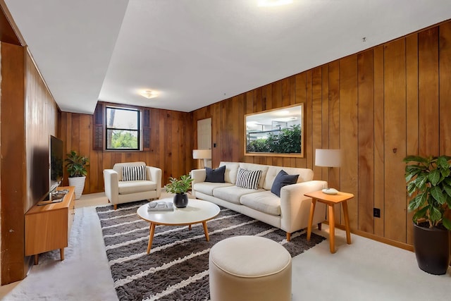 2003 Chuli Nene, Tallahassee, FL 32301 - living room with wooden walls and carpet flooring
