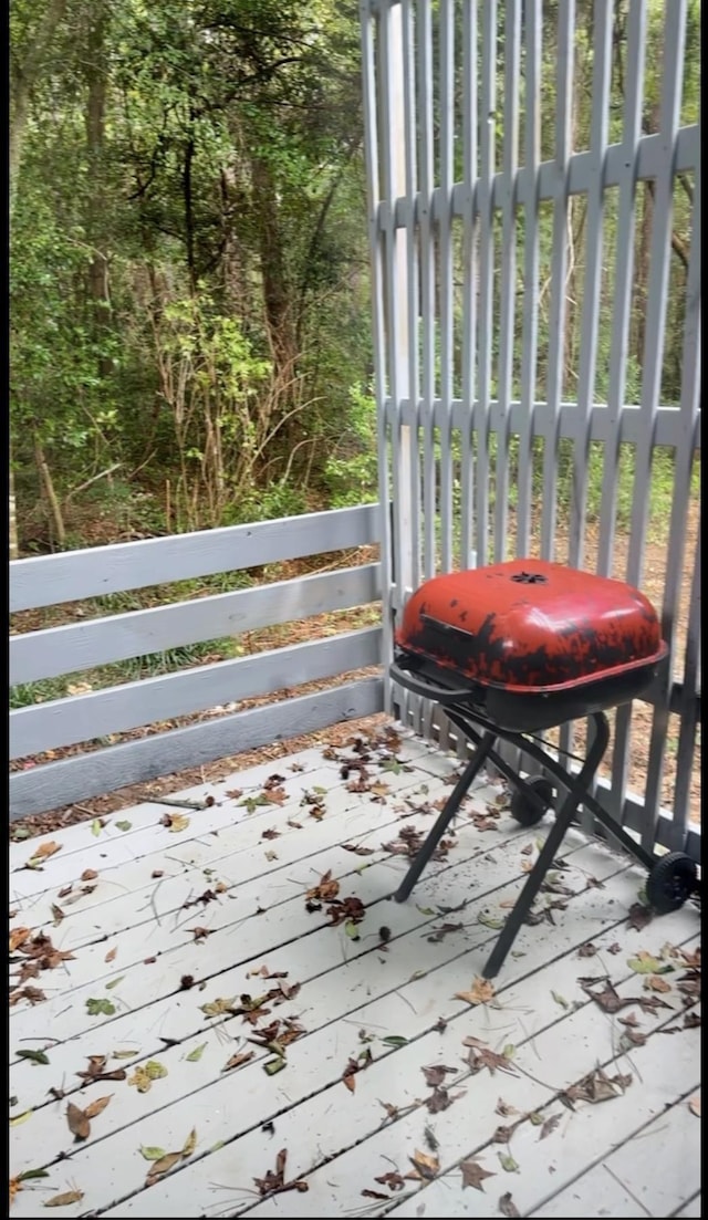 1216 Hidden Pl, Tallahassee, FL 32304 - wooden deck featuring area for grilling