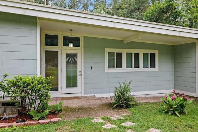 view of entrance to property