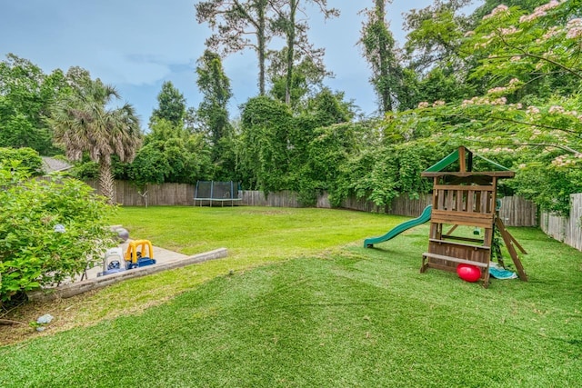 2310 Don Andres Ave, Tallahassee, FL 32304 - view of yard featuring a trampoline and a playground