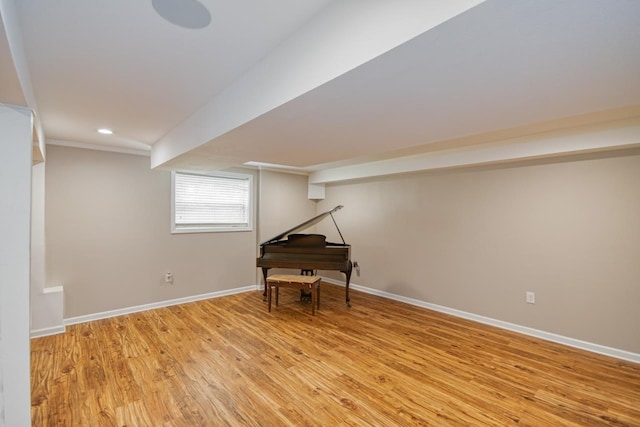 2310 Don Andres Ave, Tallahassee, FL 32304 - unfurnished room with light wood-type flooring, baseboards, and recessed lighting