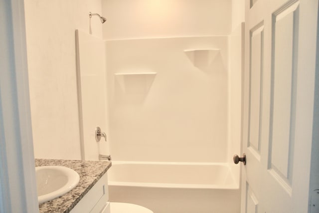 70 Tranquility Ln, Havana, FL 32333 - full bathroom with vanity, toilet, and tub / shower combination