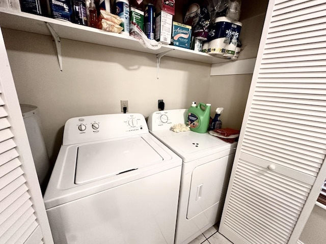 laundry area with washer and dryer