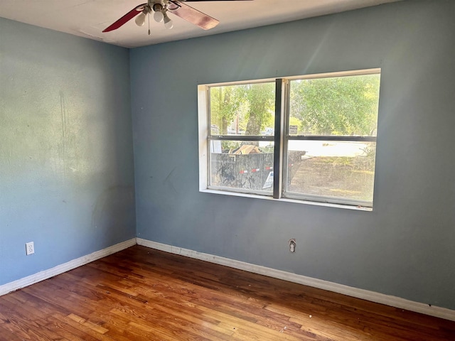 1402 W Tharpe St, Tallahassee, FL 32303 - unfurnished room featuring ceiling fan and wood finished floors
