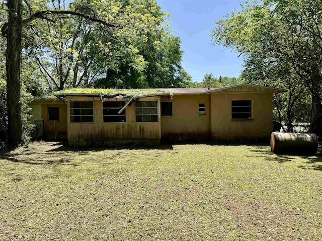 1402 W Tharpe St, Tallahassee, FL 32303 - back of house featuring heating fuel and a yard