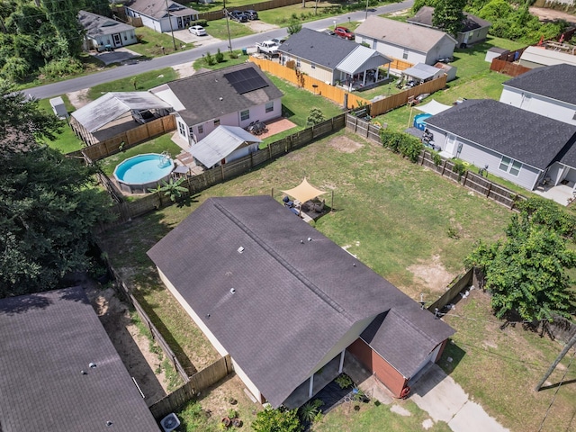 31 Sioux Trl, Crawfordville, FL 32327 - aerial perspective of suburban area featuring a pool