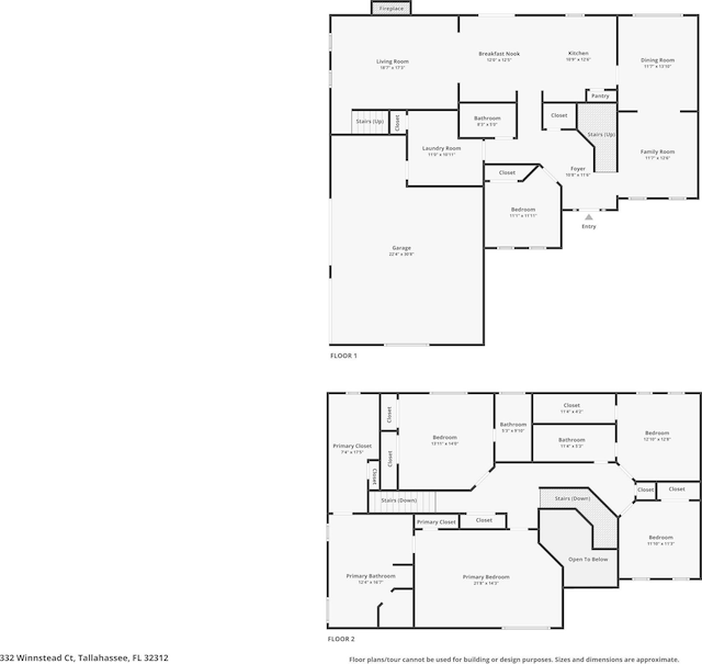 332 Winnstead Ct, Tallahassee, FL 32312 - view of home floor plan