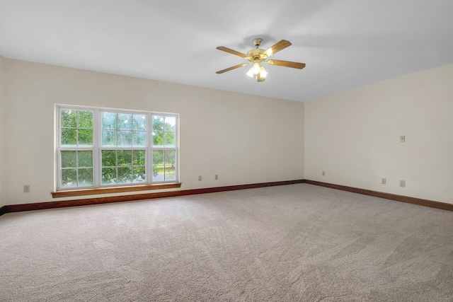 332 Winnstead Ct, Tallahassee, FL 32312 - carpeted empty room featuring baseboards and ceiling fan